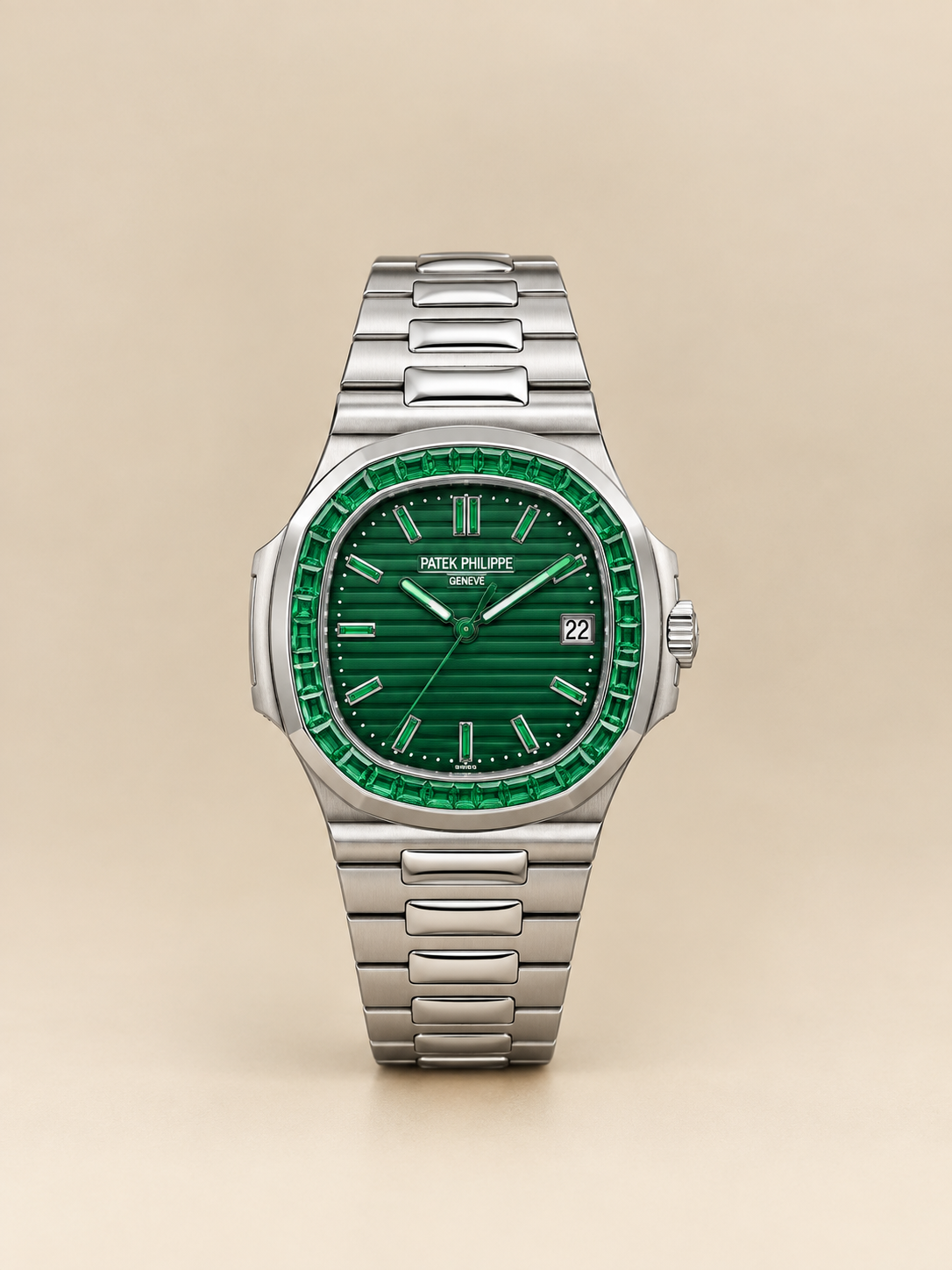 Patek Philippe Nautilus Ruby Stone.