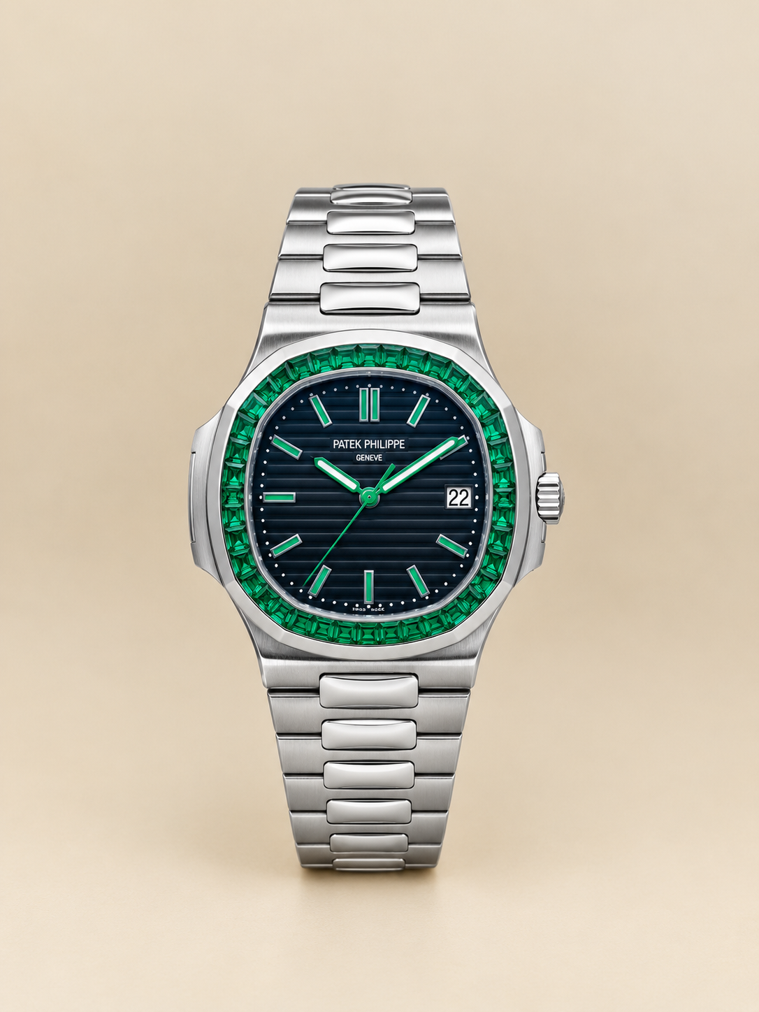 Patek Philippe Nautilus Ruby Stone.