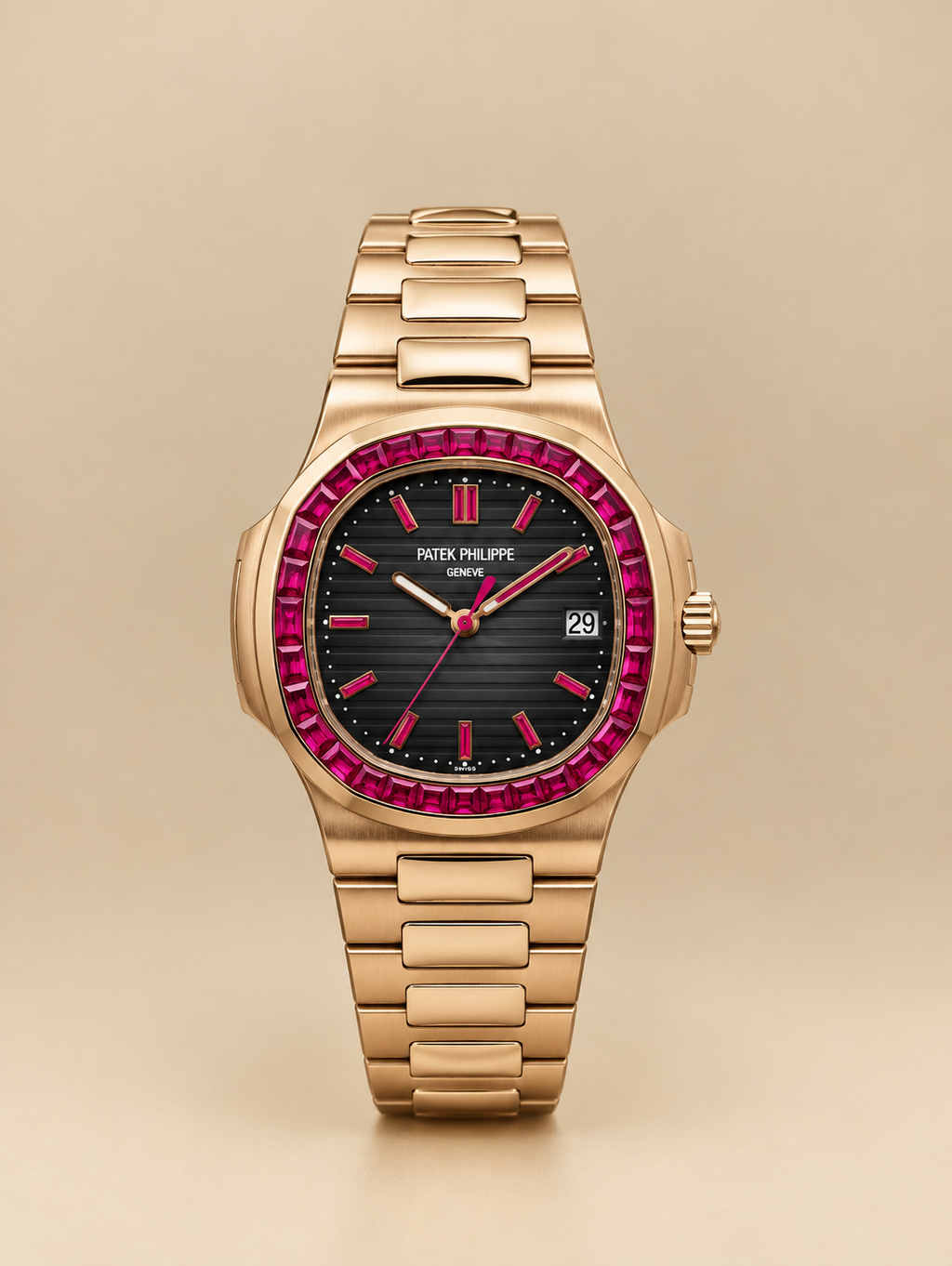 Patek Philippe Nautilus Ruby Stone Master Quality
