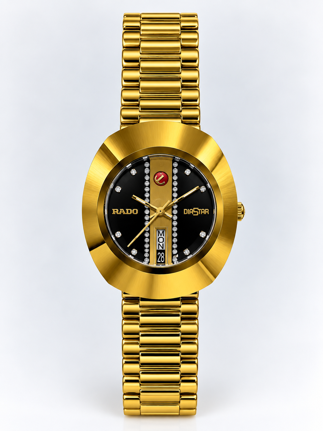 Rado DiaStar  Black /Gold Stripe.