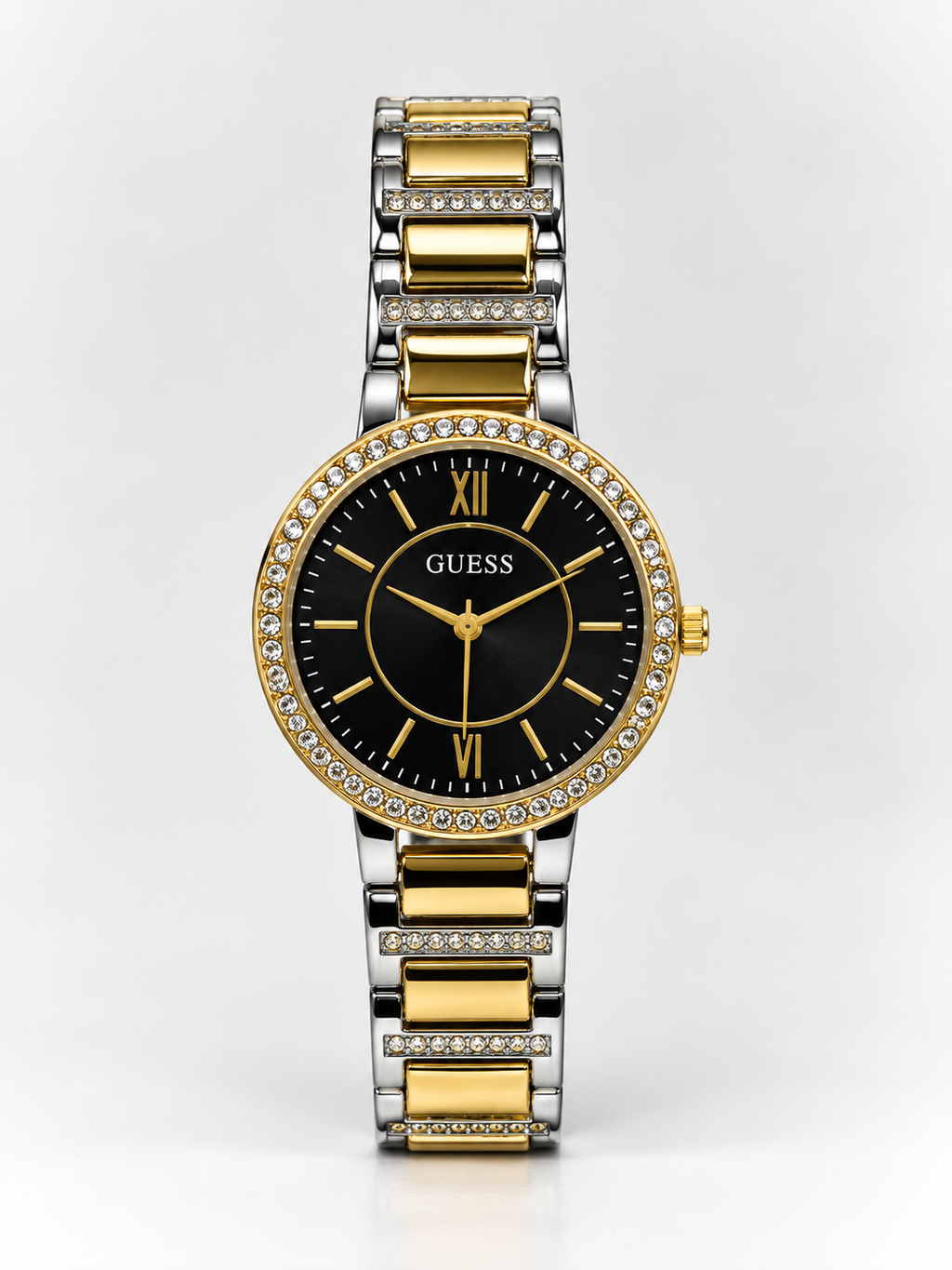 Guess Melody Ladies Dress Watch( Black Dial)