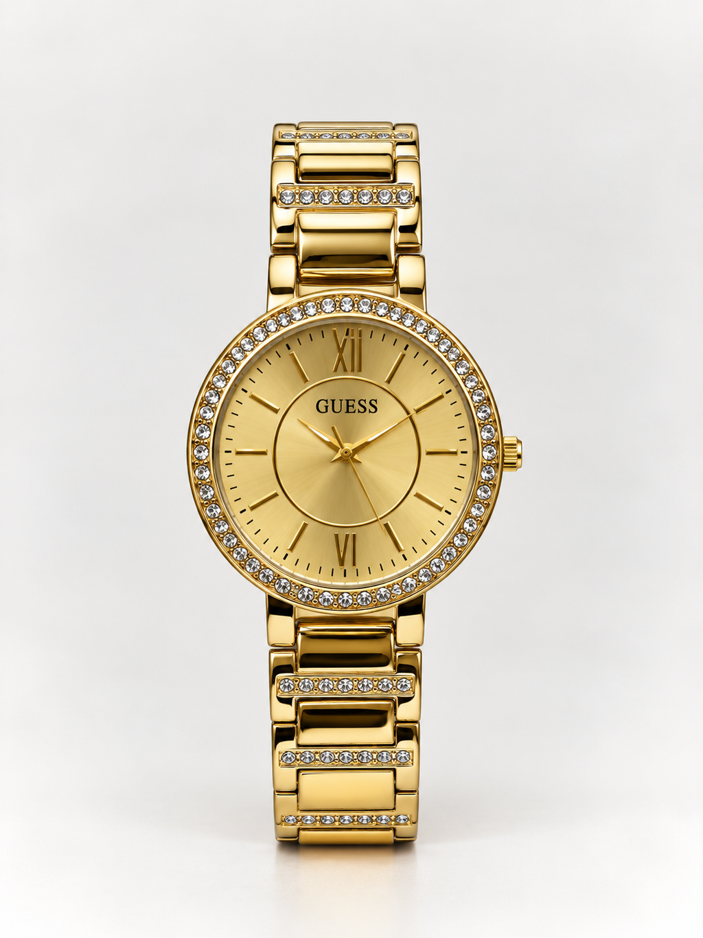 Guess Montage Ladies Golden Dial