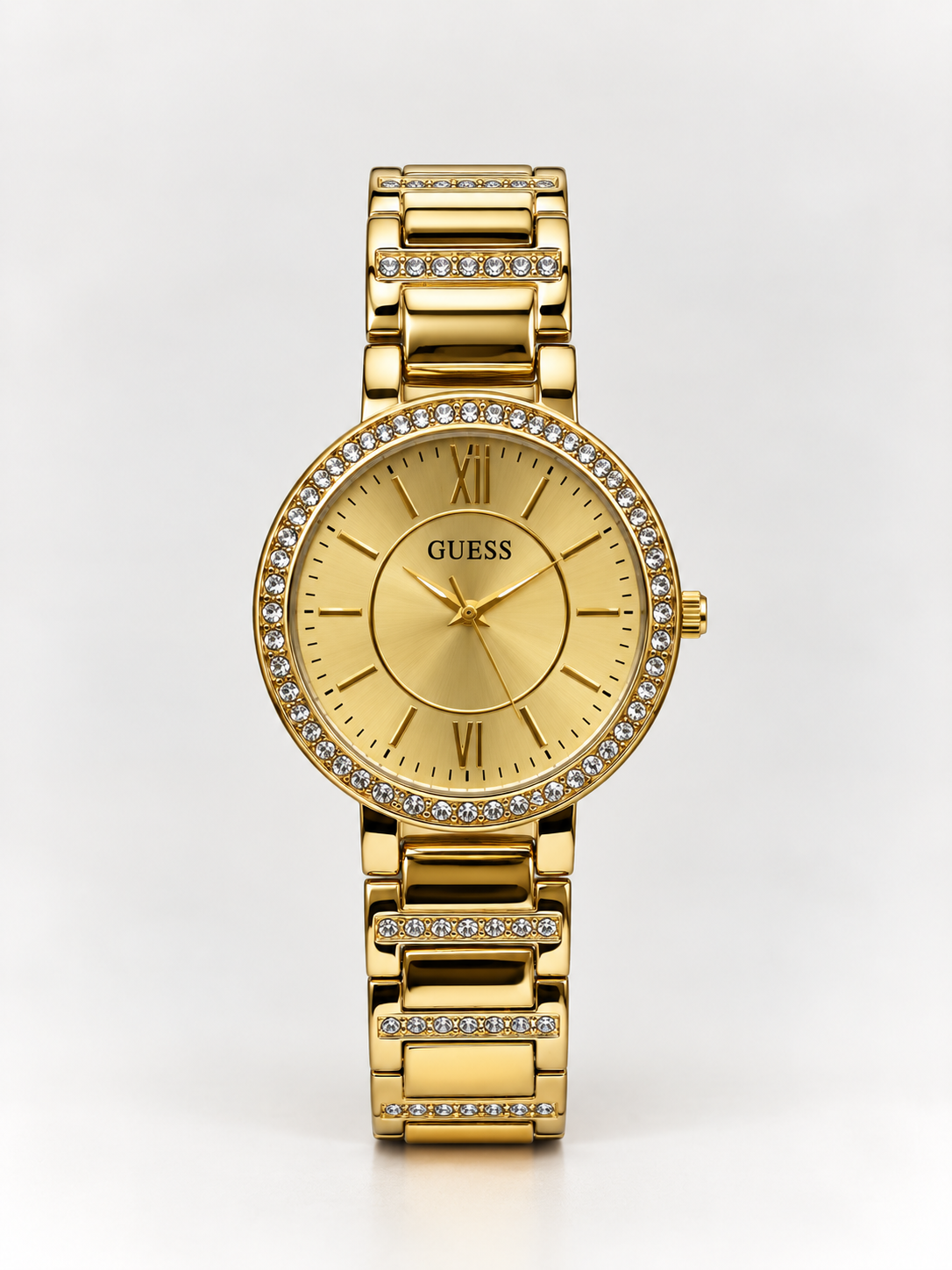 Guess Montage Ladies Golden Dial