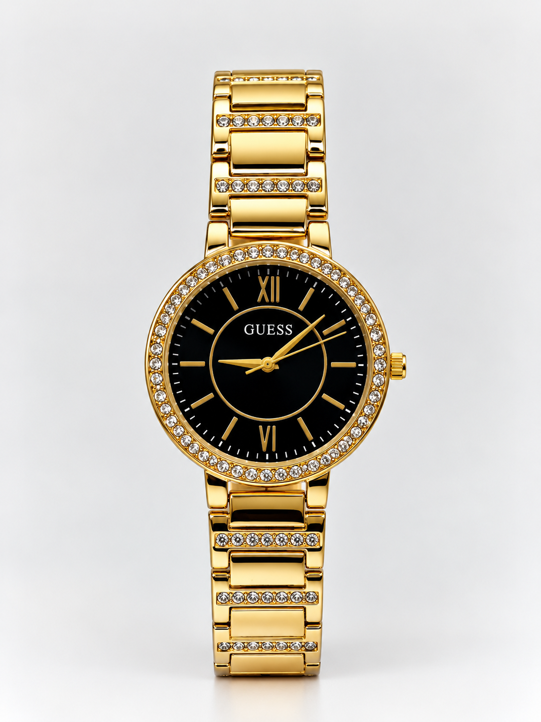 Guess Montage Golden Ladies( Black Dial)