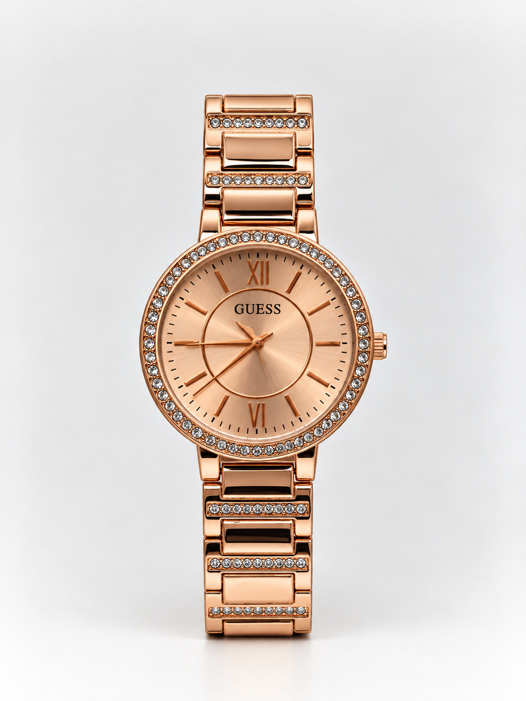 Guess Melody Ladies Dress Watch ( Rose Gold)