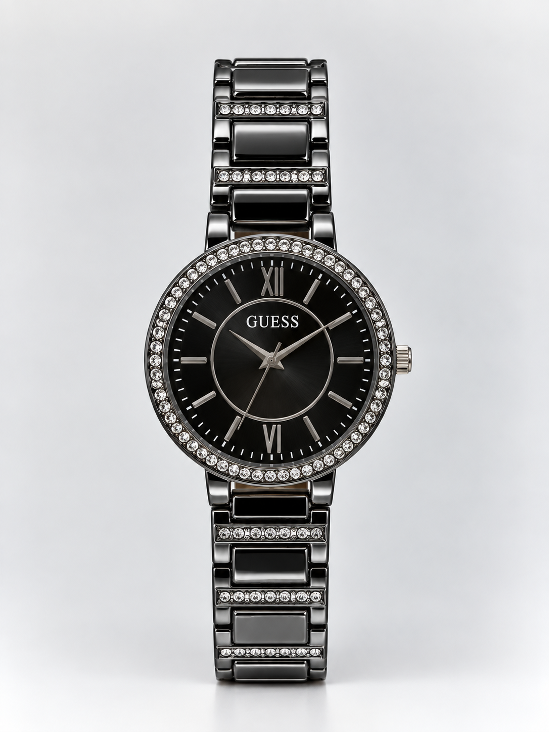 Guess Melody Ladies Dress Watch ( Black Dial)