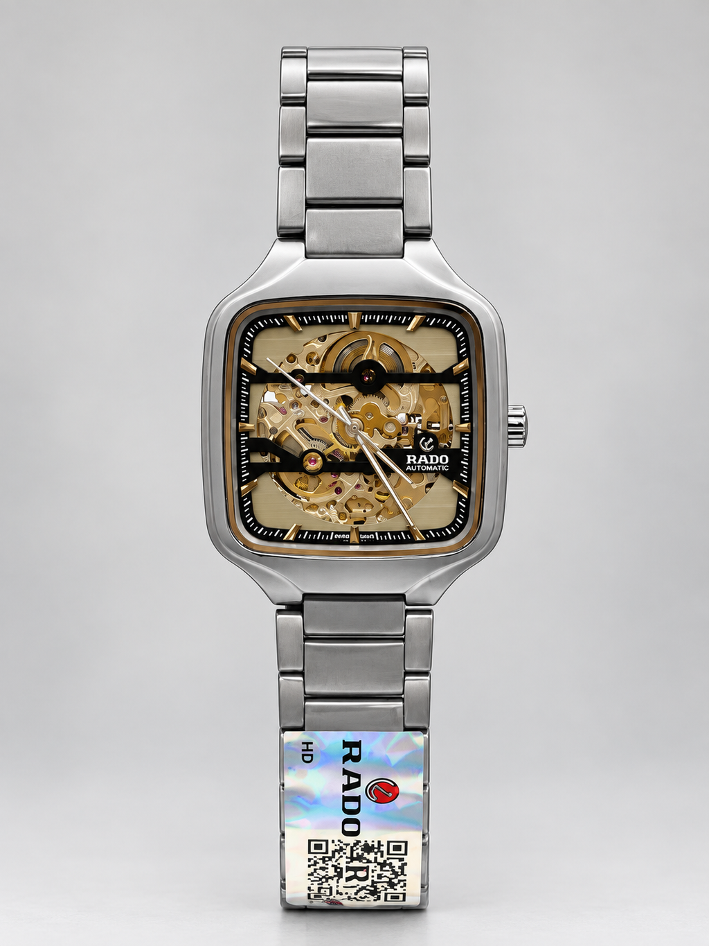 Rado True Square Plasma Ceramic Skeleton.