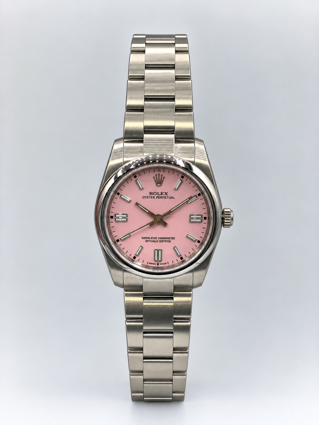 Rolex Oyester Perpetual  Candy Pink Dial.