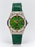 Hublot Classic Fusion Automatic Green Diamonds