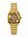 Cartier Santos Skeleton Gold