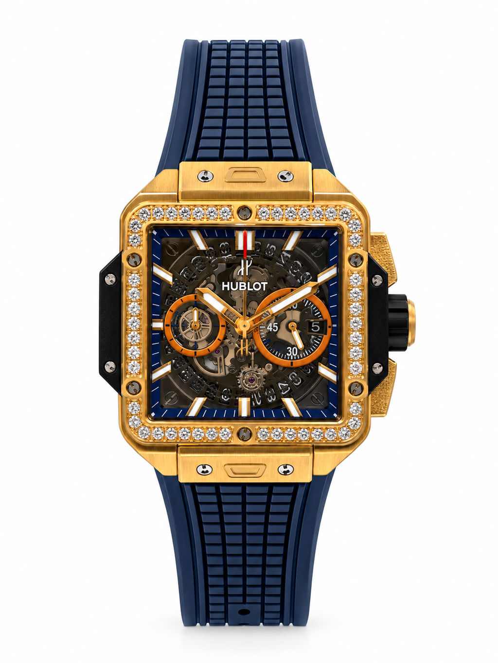 Hublot Square Bang Unico King Gold Diamonds