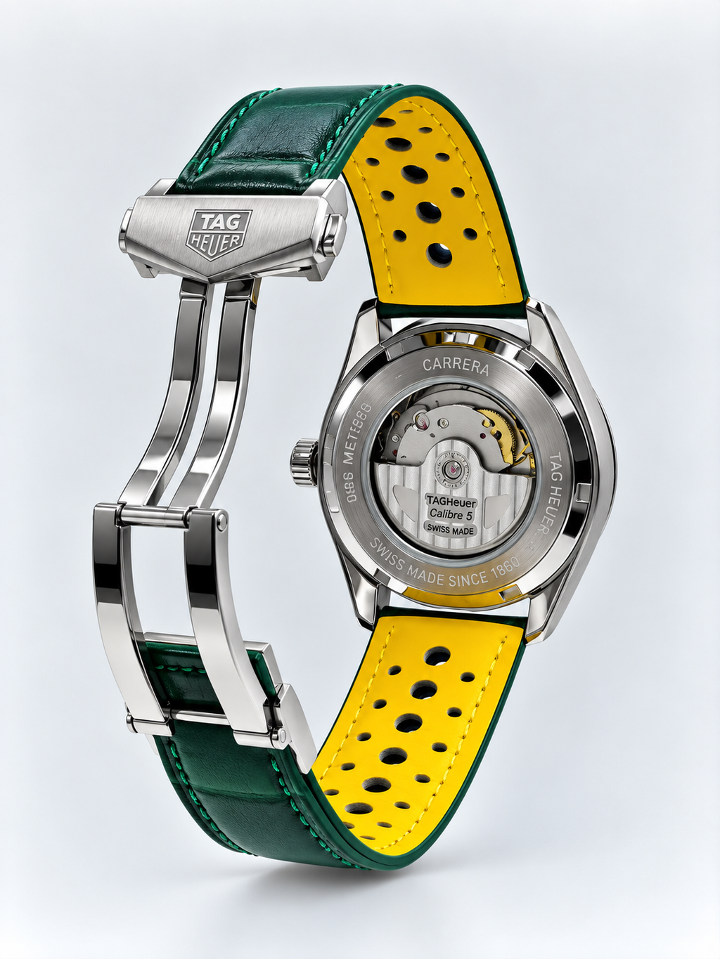 Tag Heuer Careera Date Twin Time ( Teal Green )