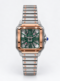 Cartier Santos Skeleton Gold Dial
