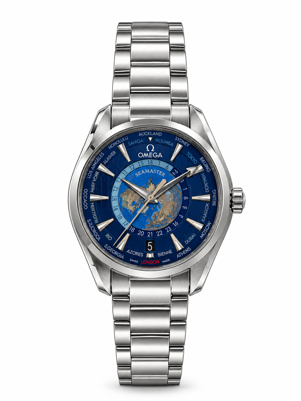 Omega Sea Master Aqua Terra GMT World Timer