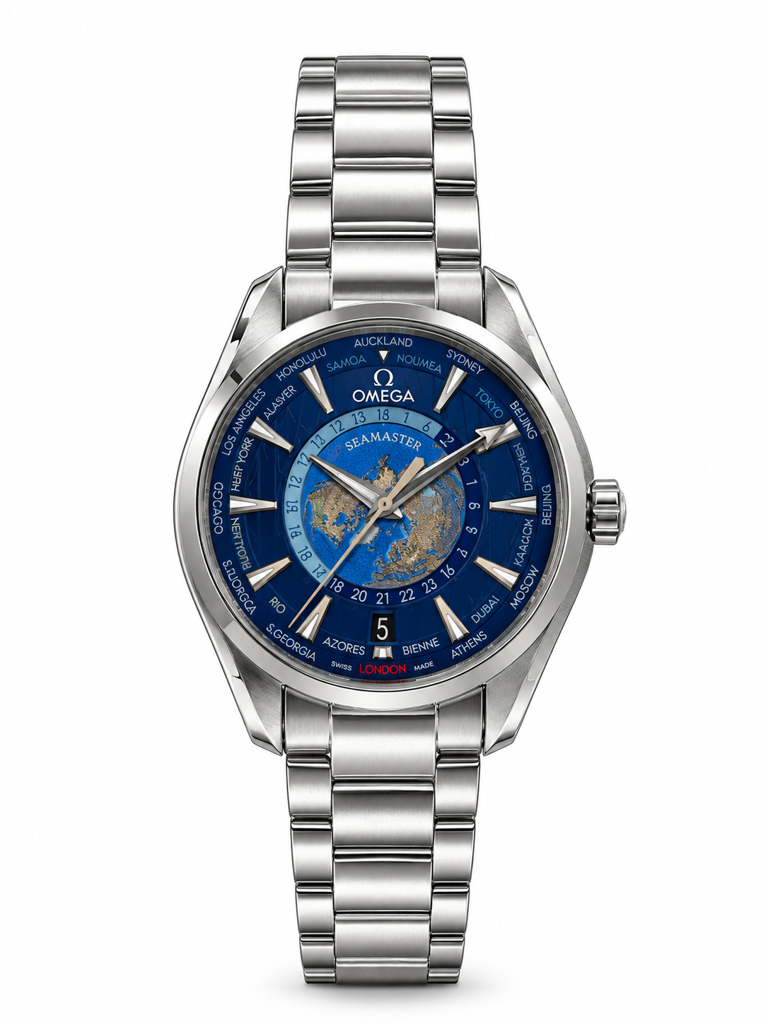 Omega Sea Master Aqua Terra GMT World Timer