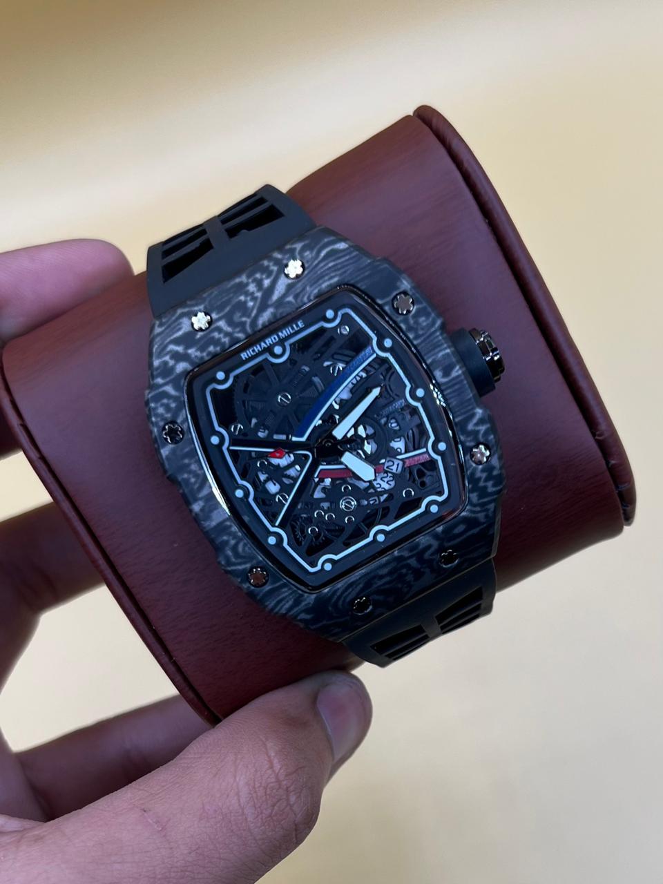Men watch Richard Mille