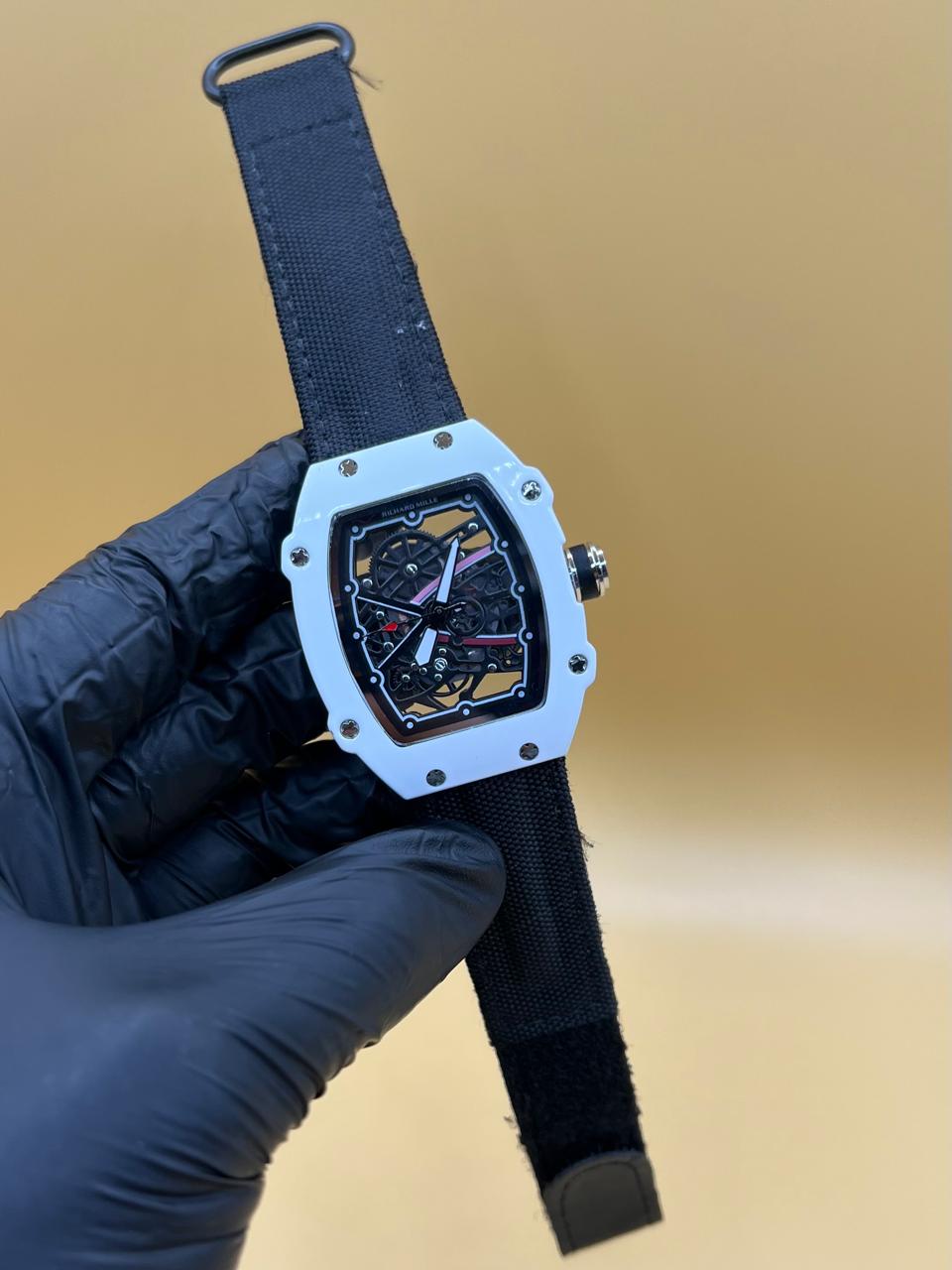 Men watch Richard Mille