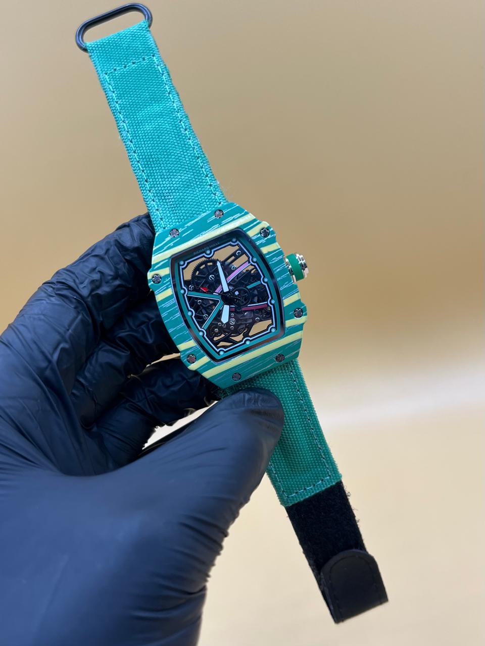 Men watch Richard Mille