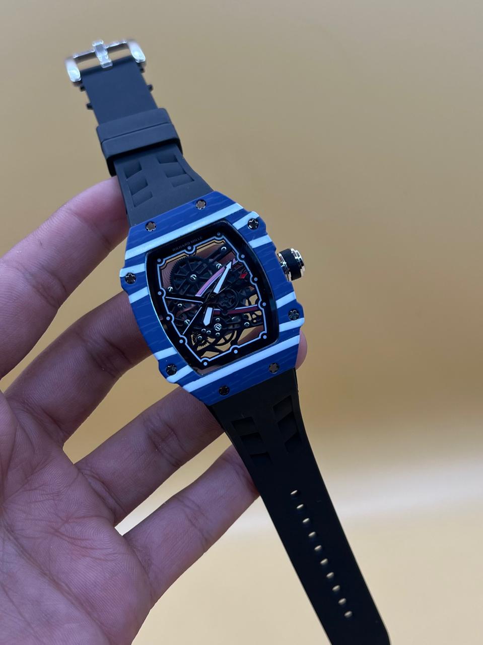 Men watch Richard Mille