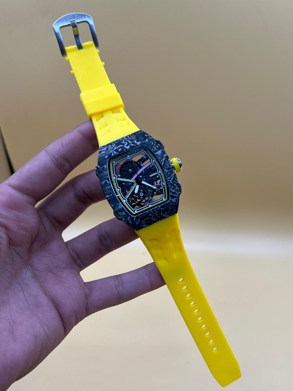 Men watch Richard Mille