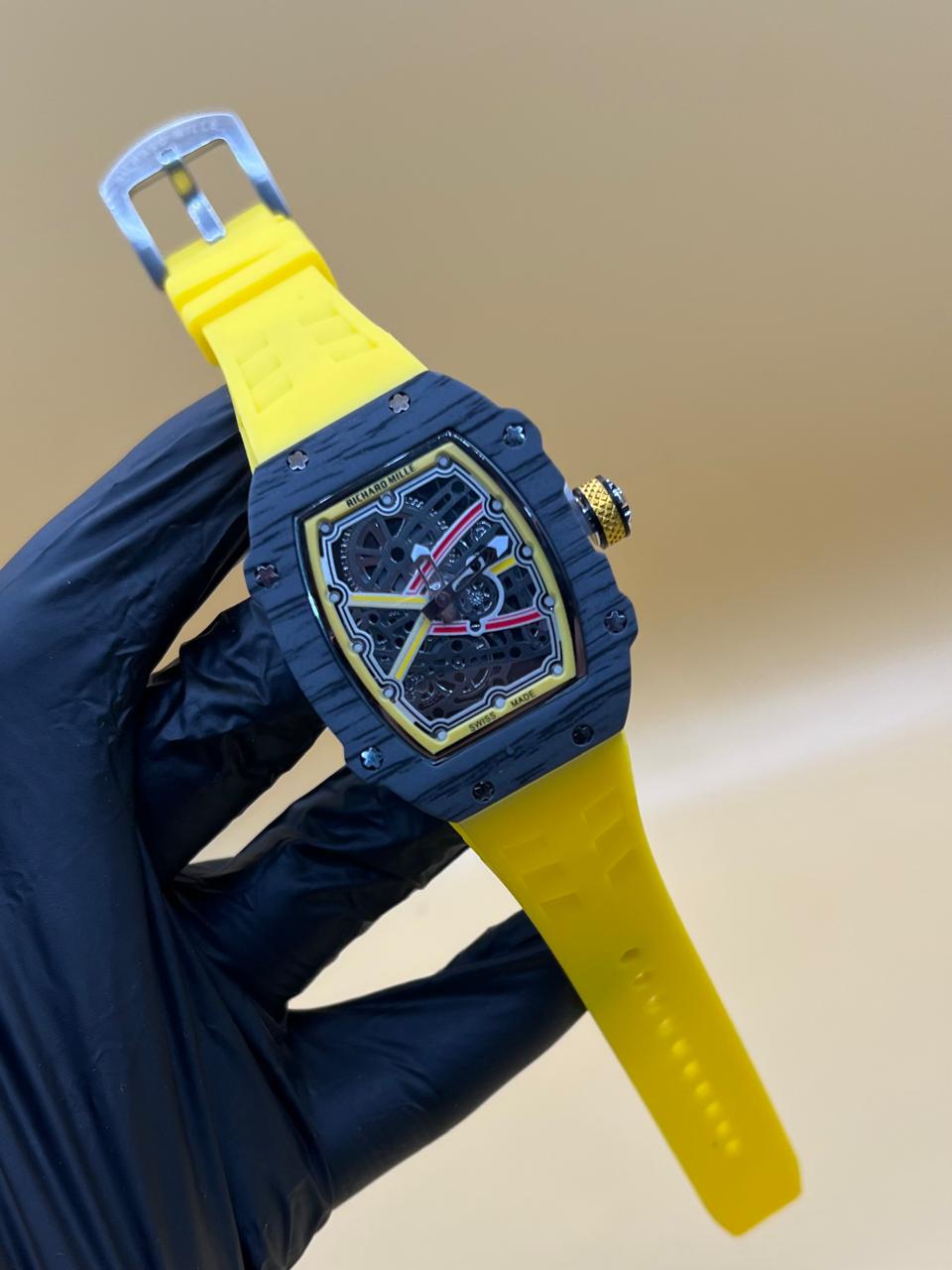 Men watch Richard Mille