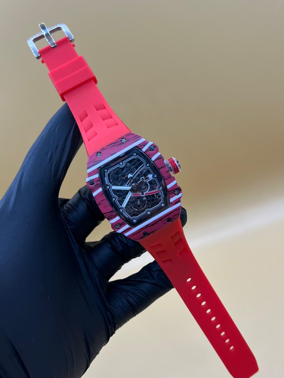 Men watch Richard Mille