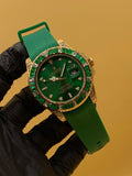 Men Rolex Manual Sumbariner Date With RUBY STONE