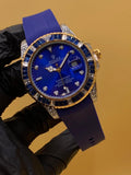 Men Rolex Manual Sumbariner Date With RUBY STONE