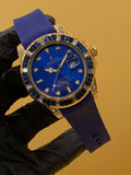 Men Rolex Manual Sumbariner Date With RUBY STONE