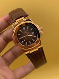 Men Watch Patek Phillipe Strap Manual