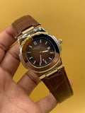 Men Watch Patek Phillipe Strap Manual