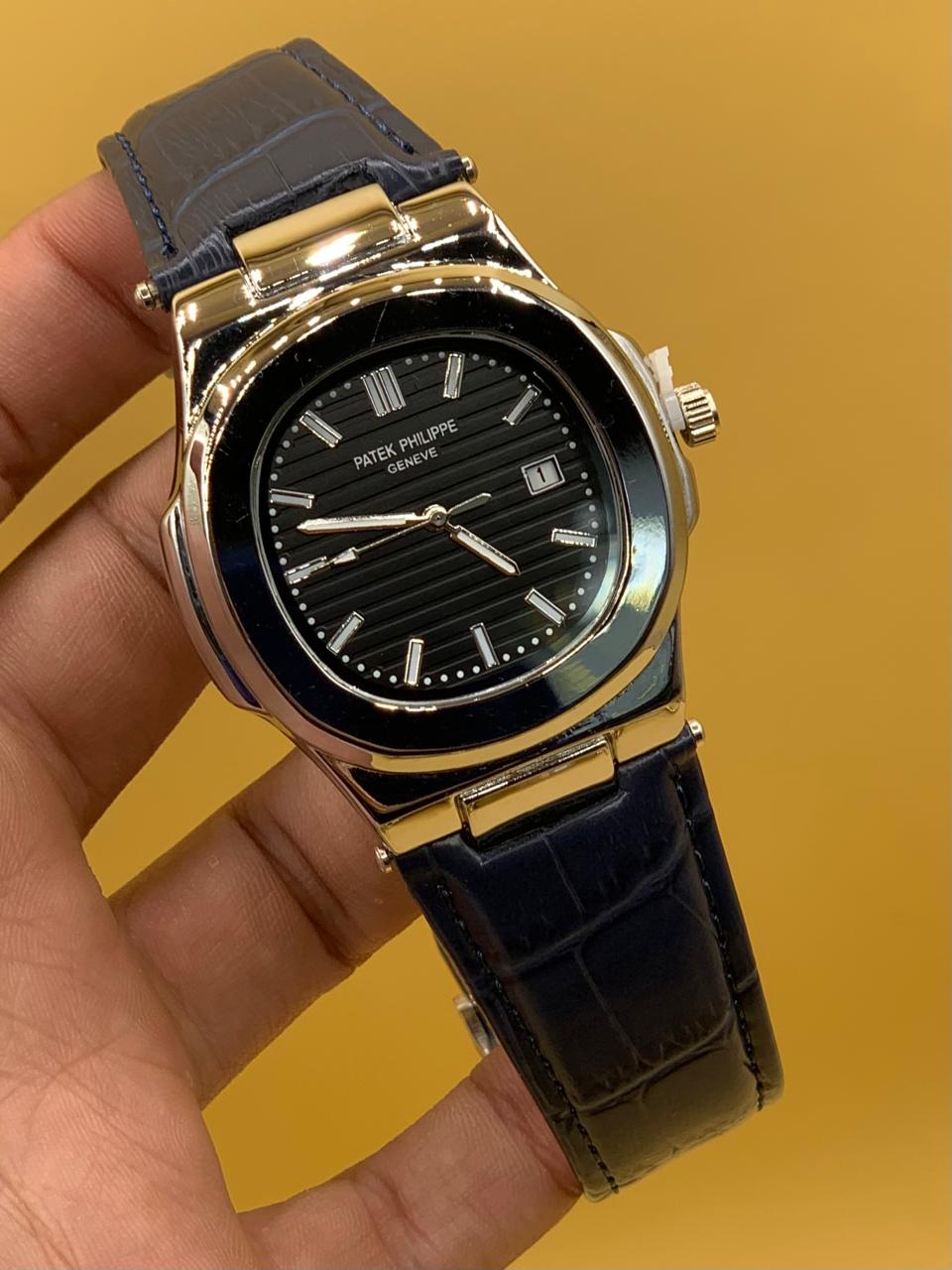 Men Watch Patek Phillipe Strap Manual