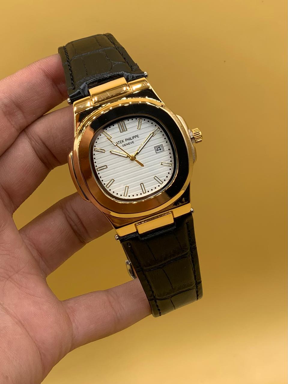 Men Watch Patek Phillipe Strap Manual