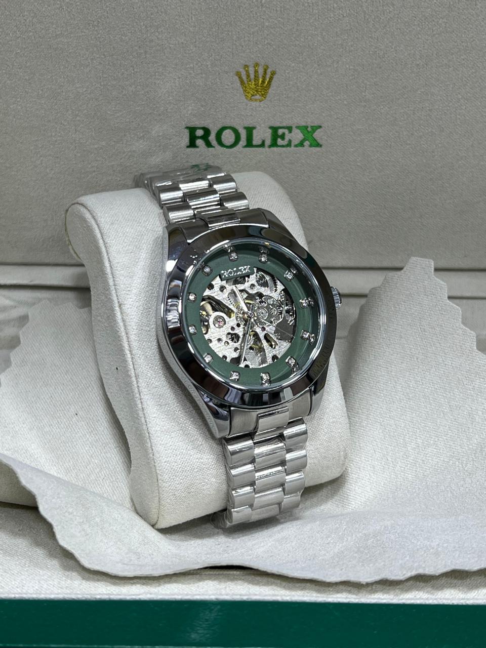 Men Automatic Rolex Skeleton Dial