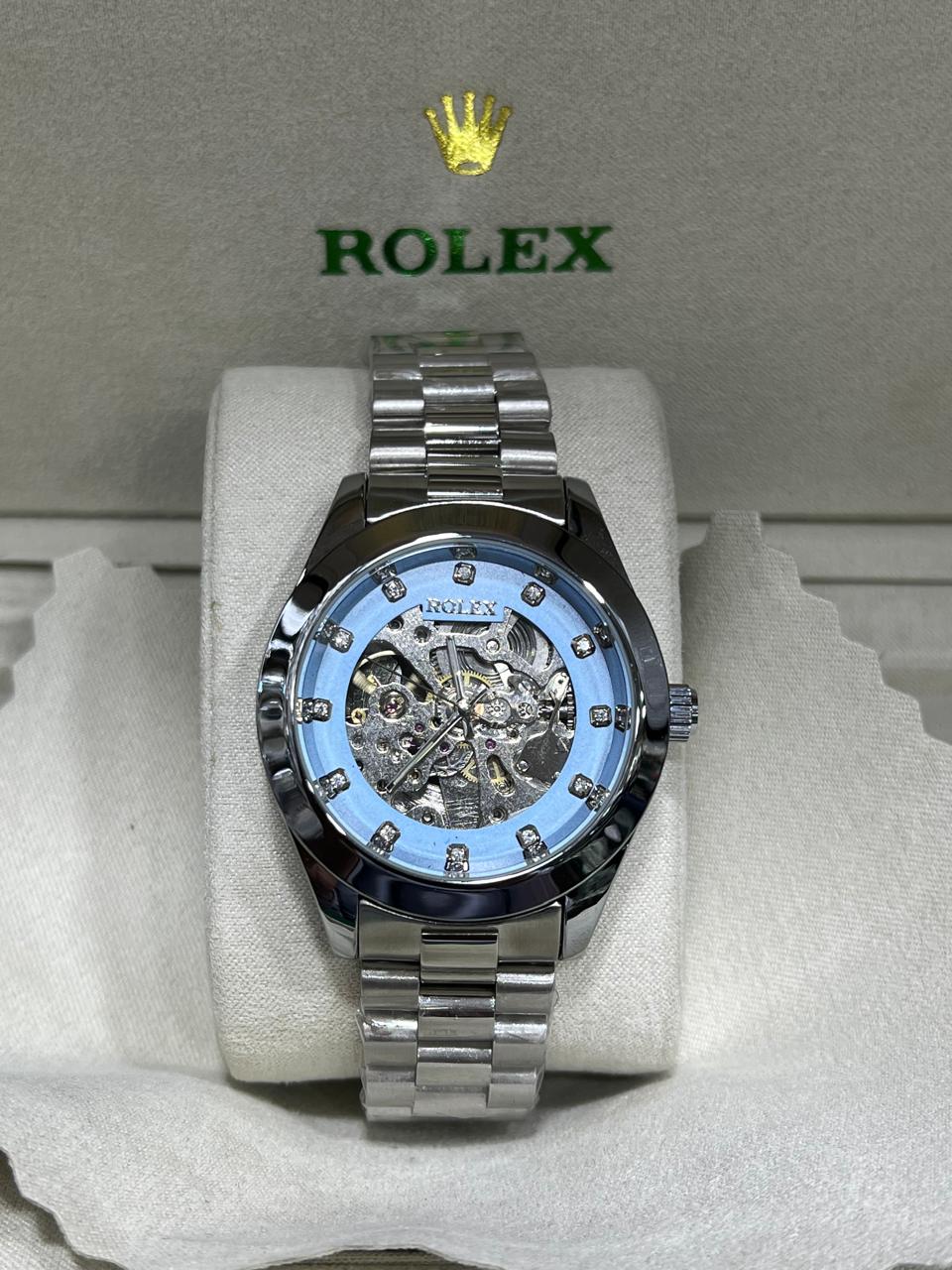 Men Automatic Rolex Skeleton Dial