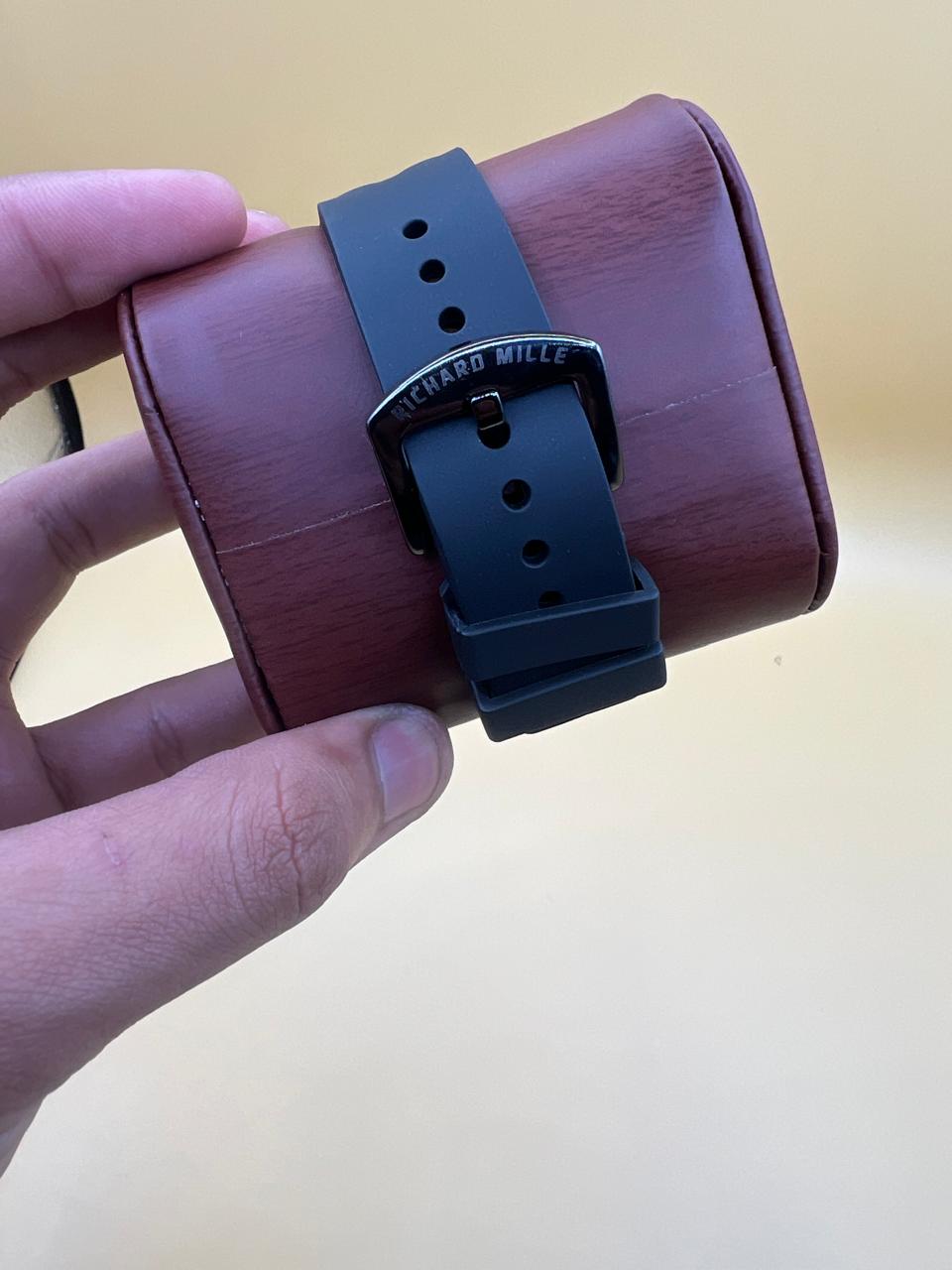 Men watch Richard Mille