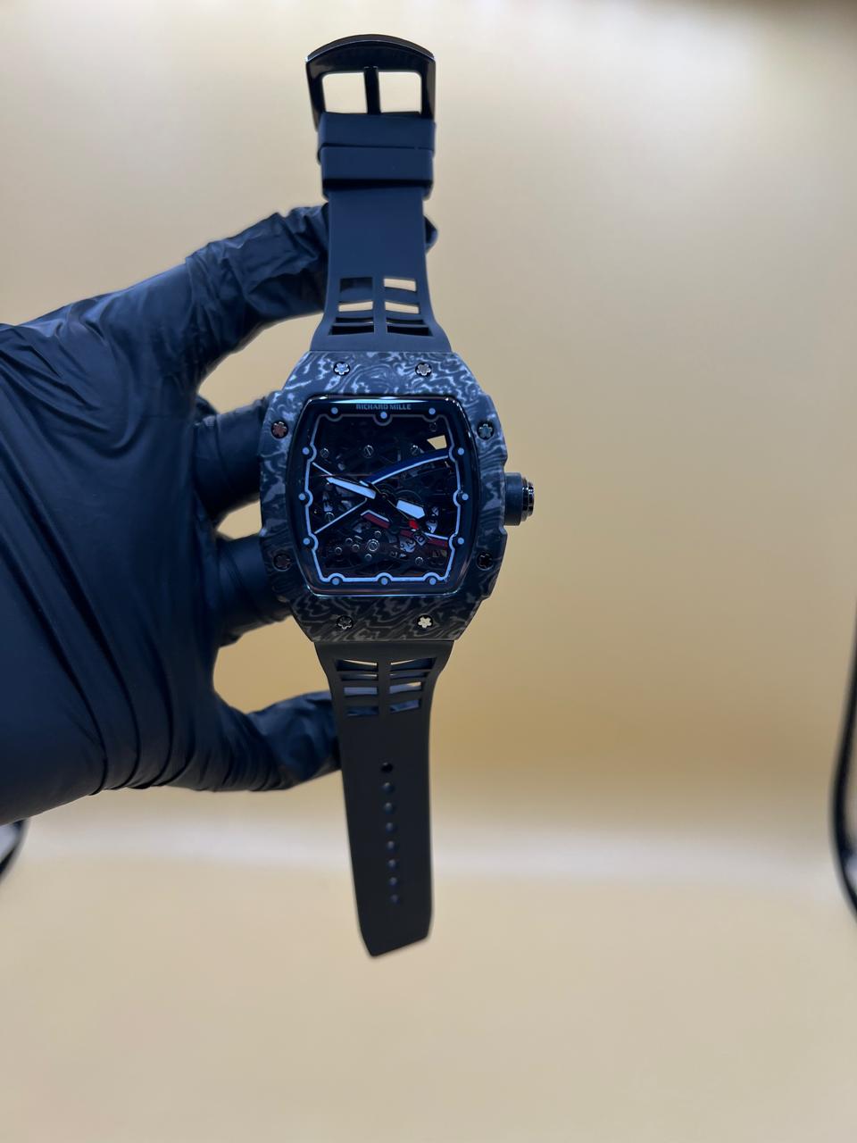 Men watch Richard Mille