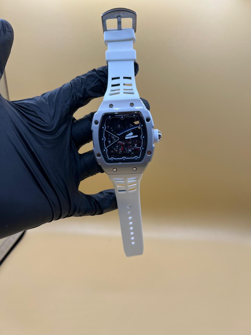 Men watch Richard Mille
