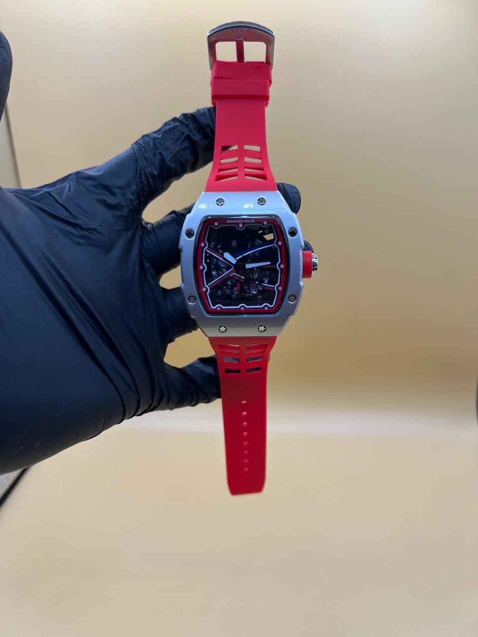 Men watch Richard Mille