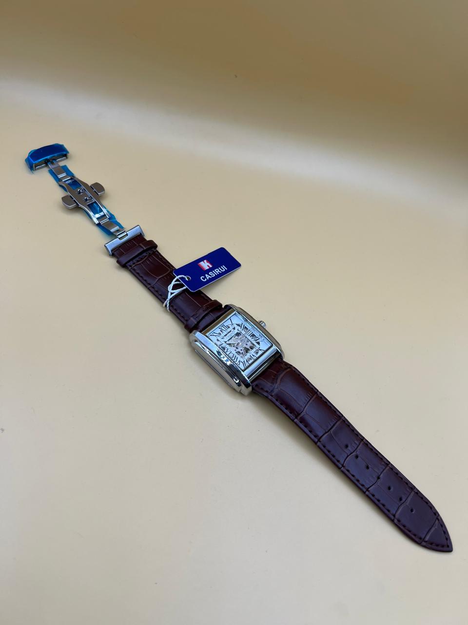 Men Watch Casirui Automatic Leather strap
